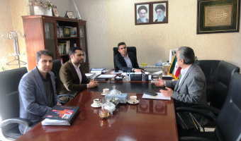 جلسه مدیر عمرانی دانشگاه با اداره املاک راه و شهرسازی استان البرز